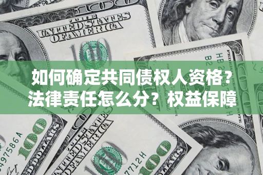 北京如何确定共同债权人资格？法律责任怎么分？权益保障技巧揭秘！