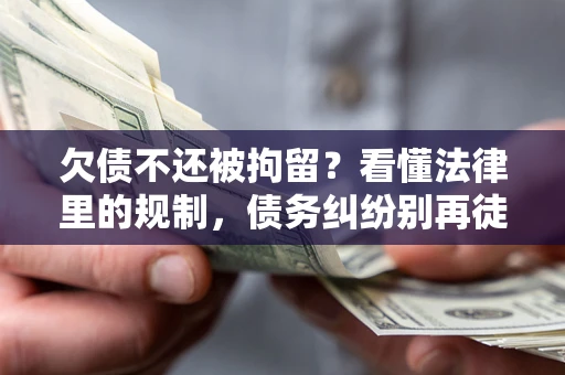 北京欠债不还被拘留？看懂法律里的规制，债务纠纷别再徒劳奔波