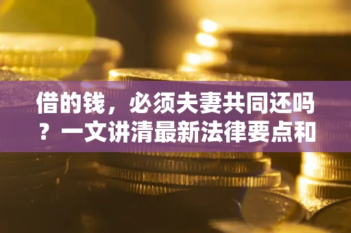 北京借的钱，必须夫妻共同还吗？一文讲清最新法律要点和避坑指南