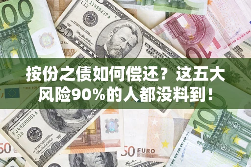 北京按份之债如何偿还？这五大风险90%的人都没料到！